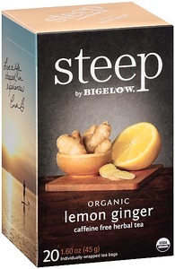 STEEP ORGANIC LEMON GINGER (6BX/20)